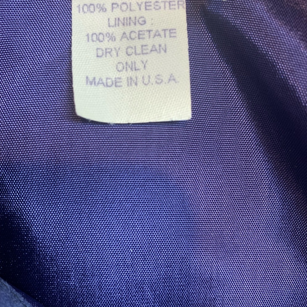 VIE Victoria Royal Navy Sateen Maxi Straight Skirt Size 6 USA - Picture 3 of 5